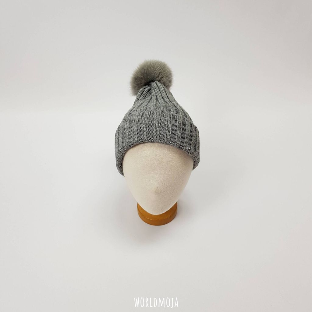 폭스 무지 비니 40