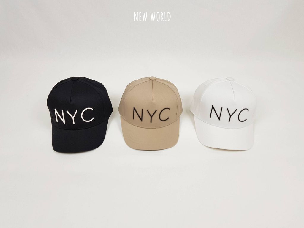 NYC 고무 볼캡 3