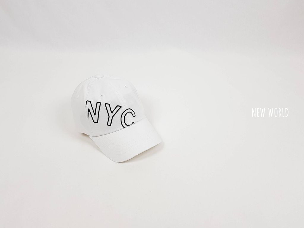 NYC 옆자수 볼캡 10