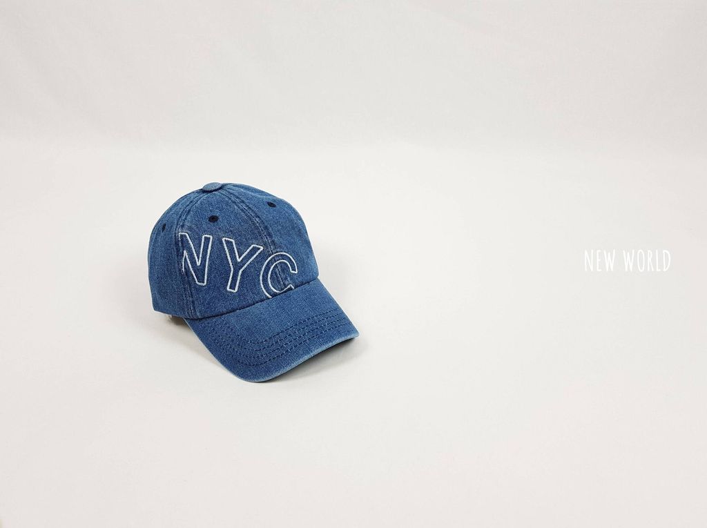 NYC 옆자수 볼캡 16