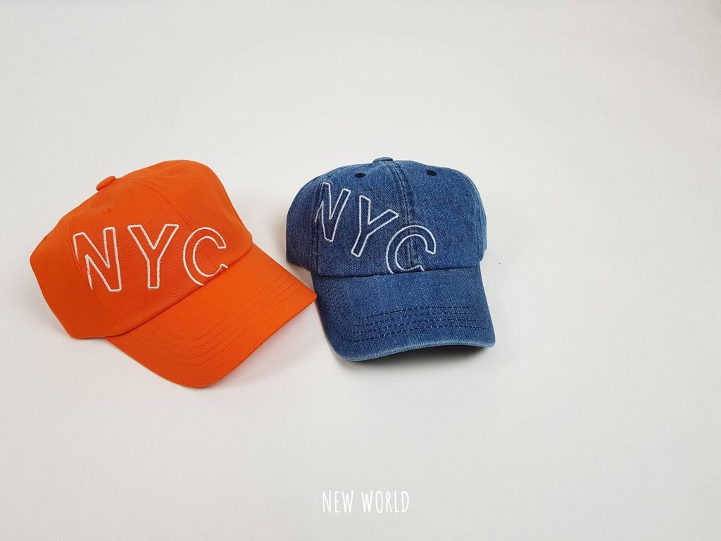 NYC 옆자수 볼캡 7