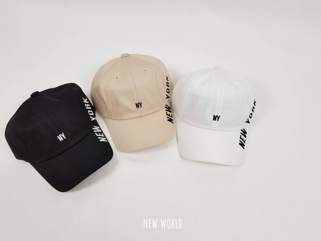 뉴욕 옆자수 볼캡 6
