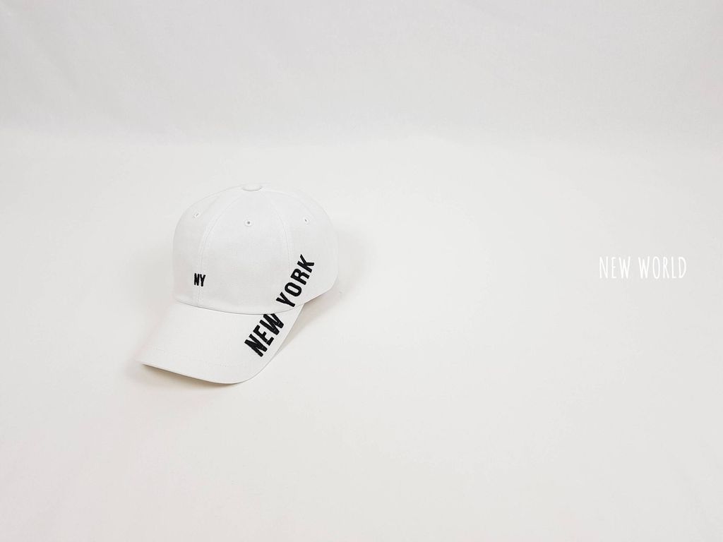 뉴욕 옆자수 볼캡 10