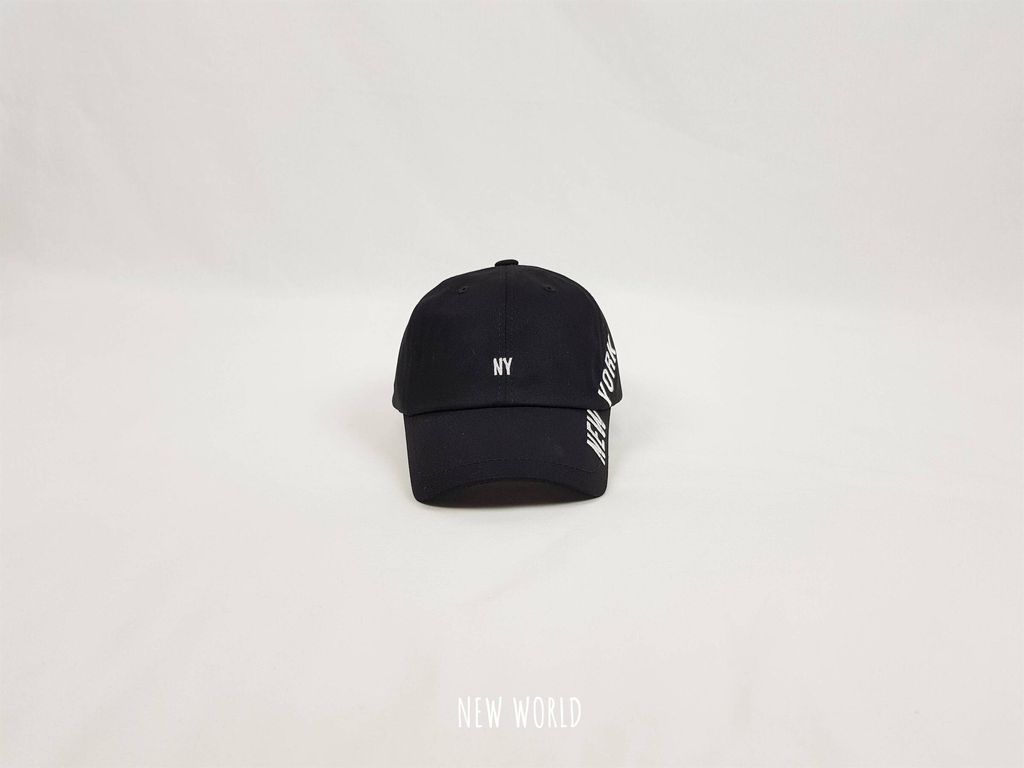 뉴욕 옆자수 볼캡 9