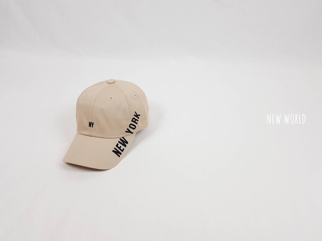 뉴욕 옆자수 볼캡 12