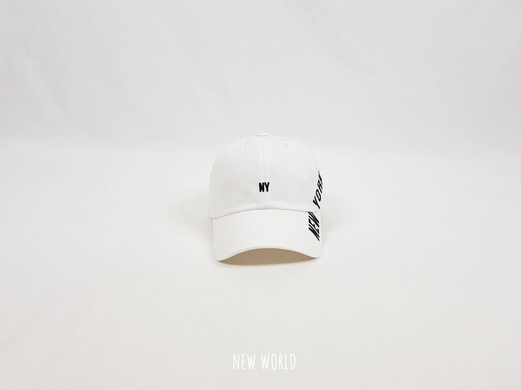 뉴욕 옆자수 볼캡 11