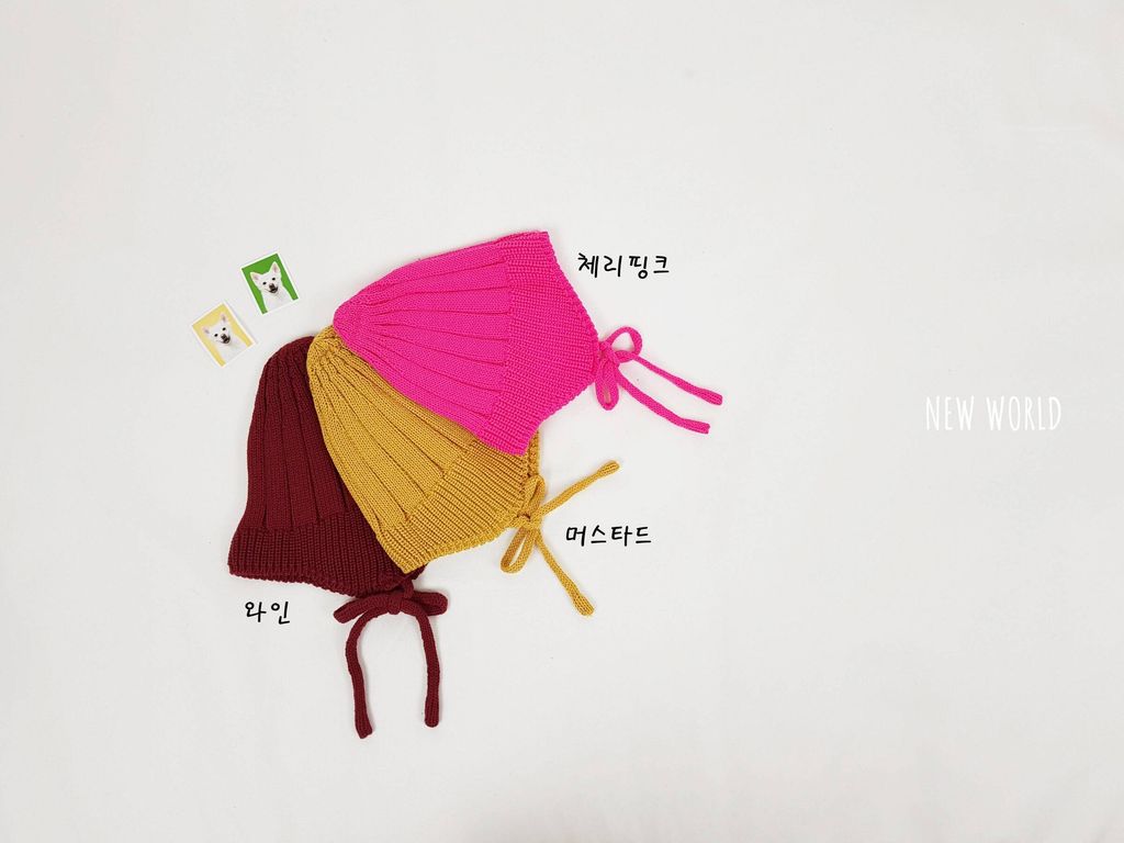 면 귀 끈 비니 8