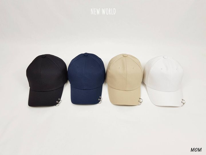 맘커플 무지 피어싱 볼캡 1