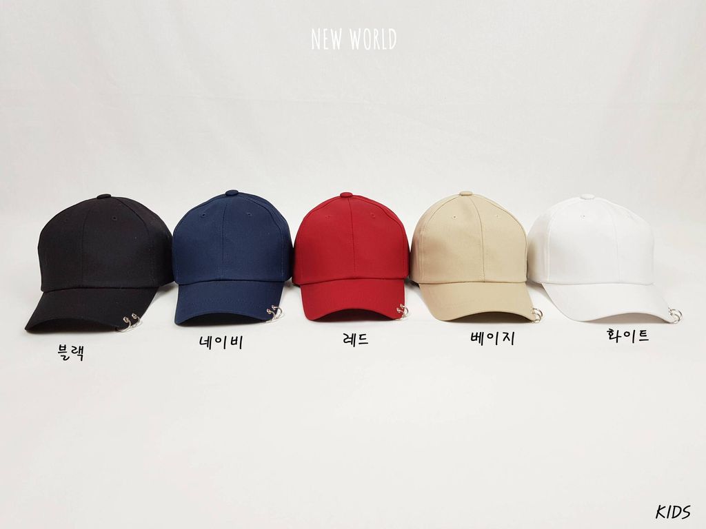 맘커플 무지 피어싱 볼캡 4