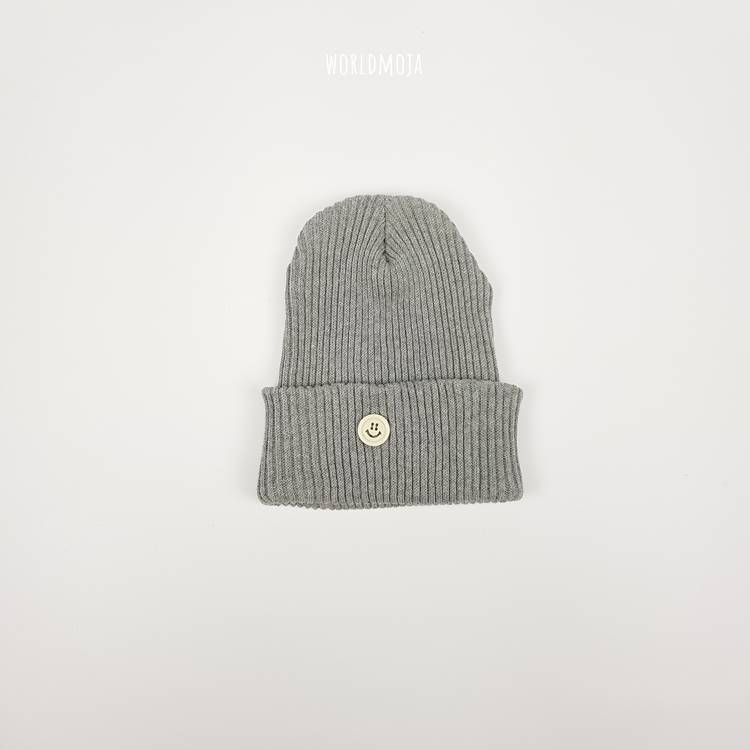스마일 단추 비니 7