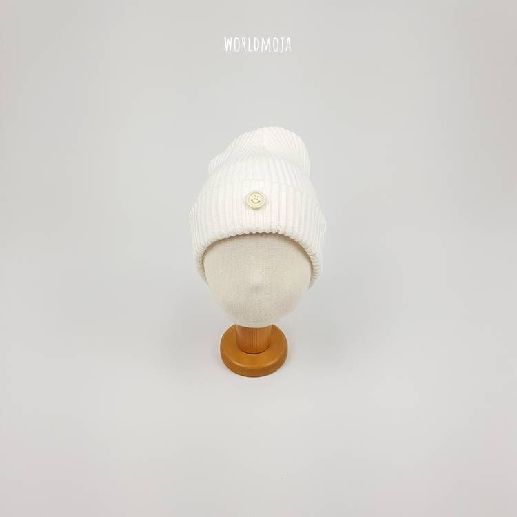 스마일 단추 비니 17