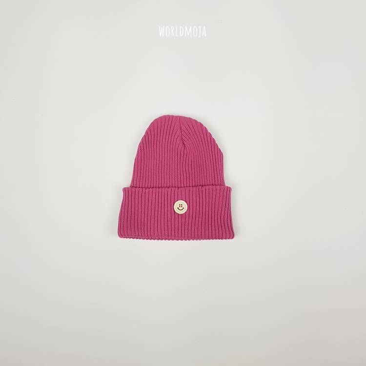 스마일 단추 비니 11