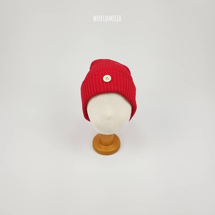 스마일 단추 비니 18