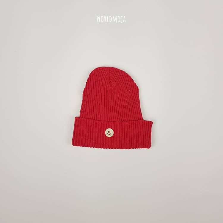 스마일 단추 비니 10