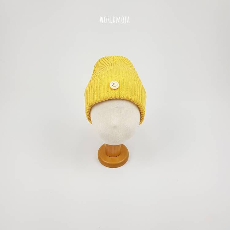 스마일 단추 비니 20