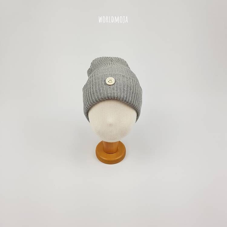 스마일 단추 비니 15