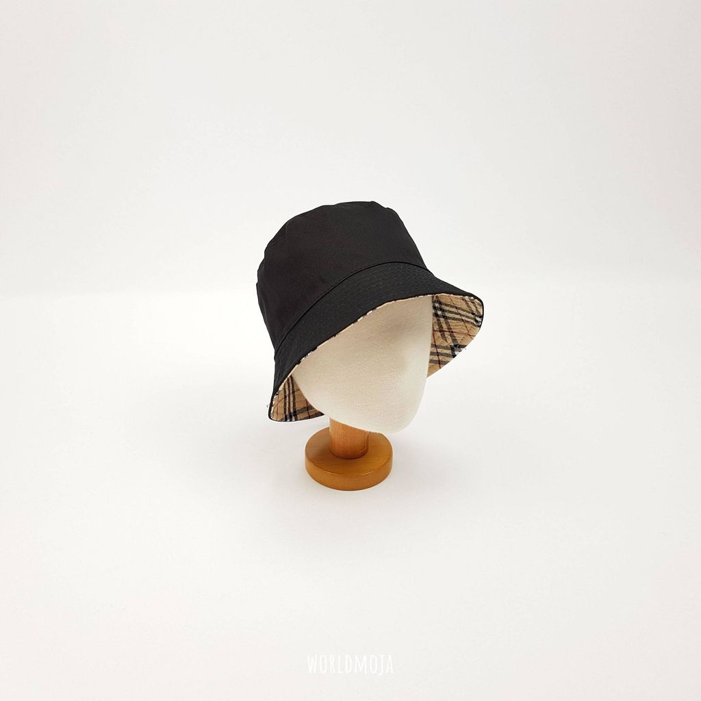 양면 체크 벙거지 (아동) 10