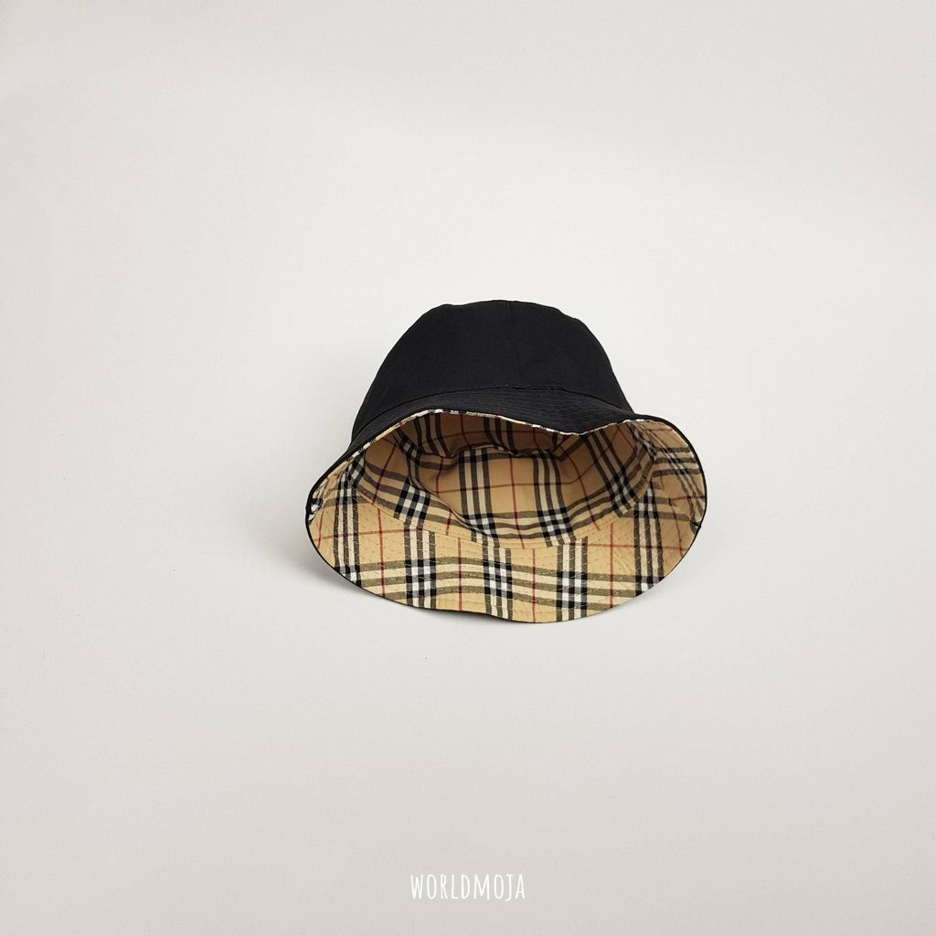 양면 체크 벙거지 (아동) 6