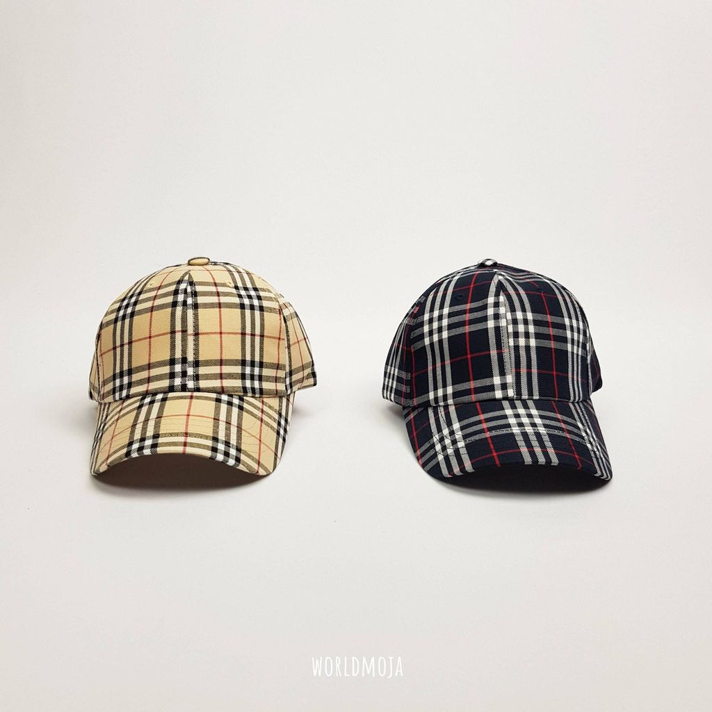 왕체크 볼캡 6