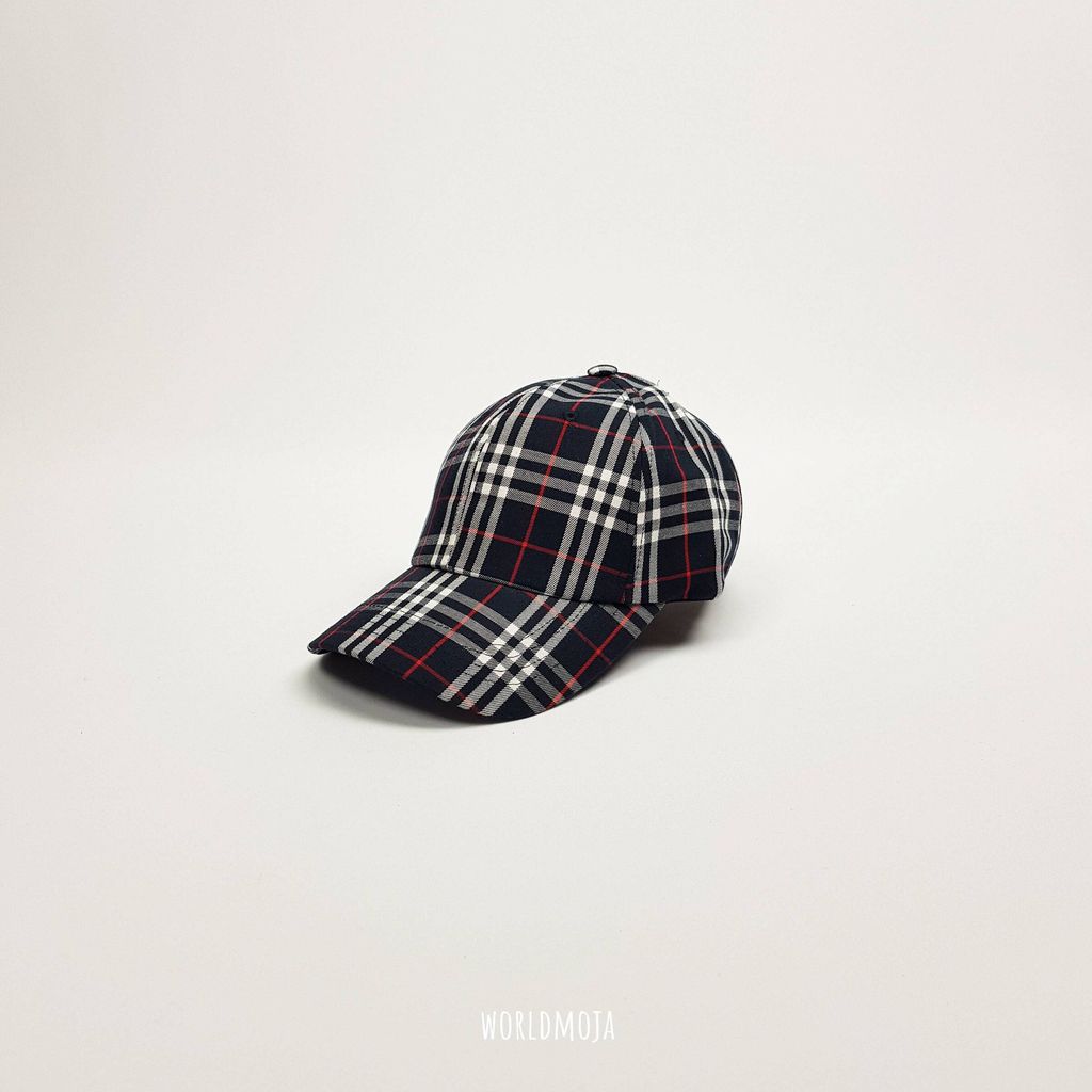 왕체크 볼캡 8