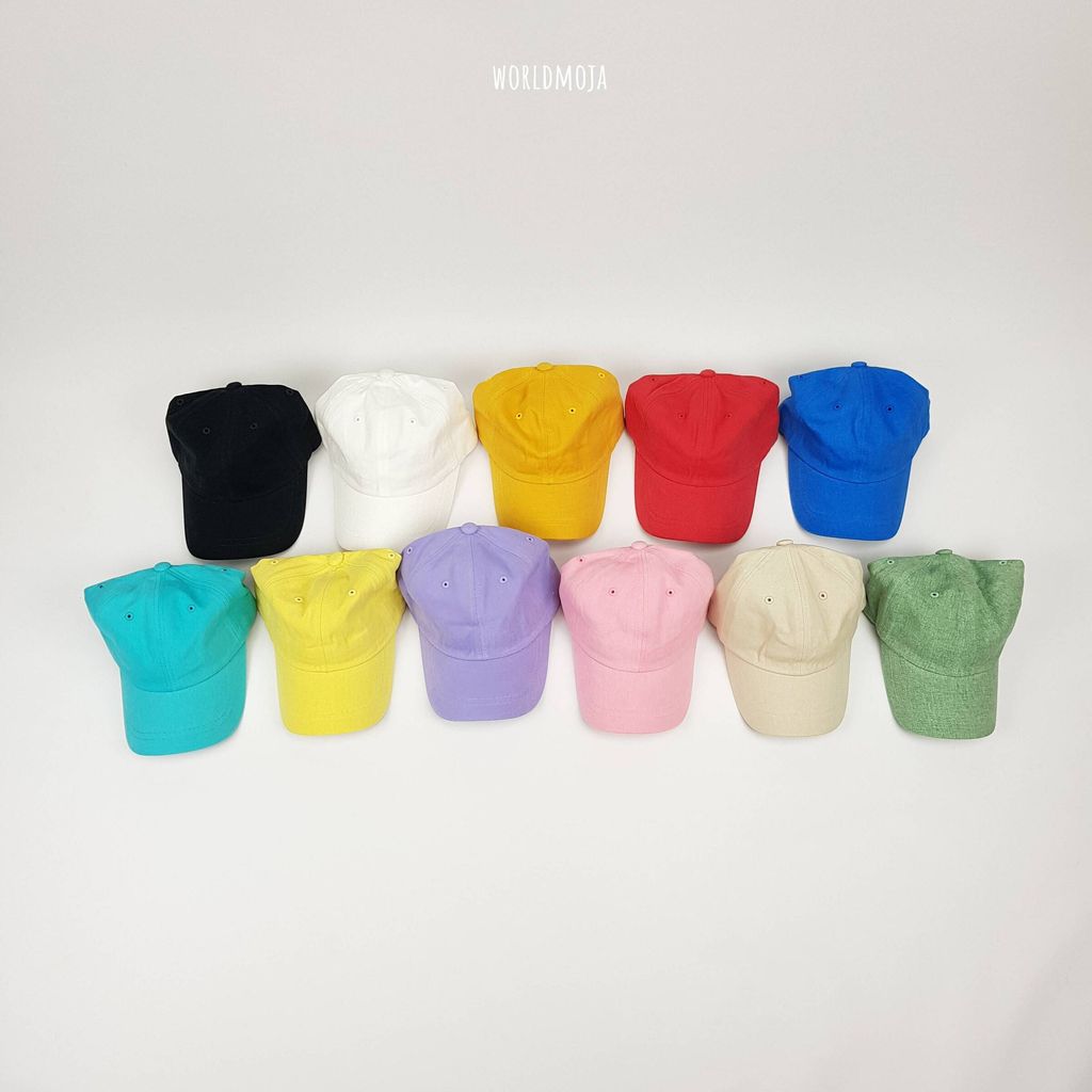 워싱 무지 볼캡 (아동) 1