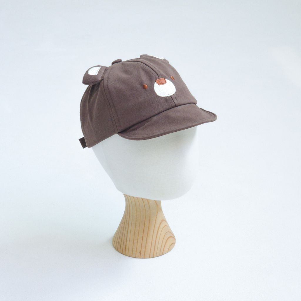 곰 귀 얌체모_브라운