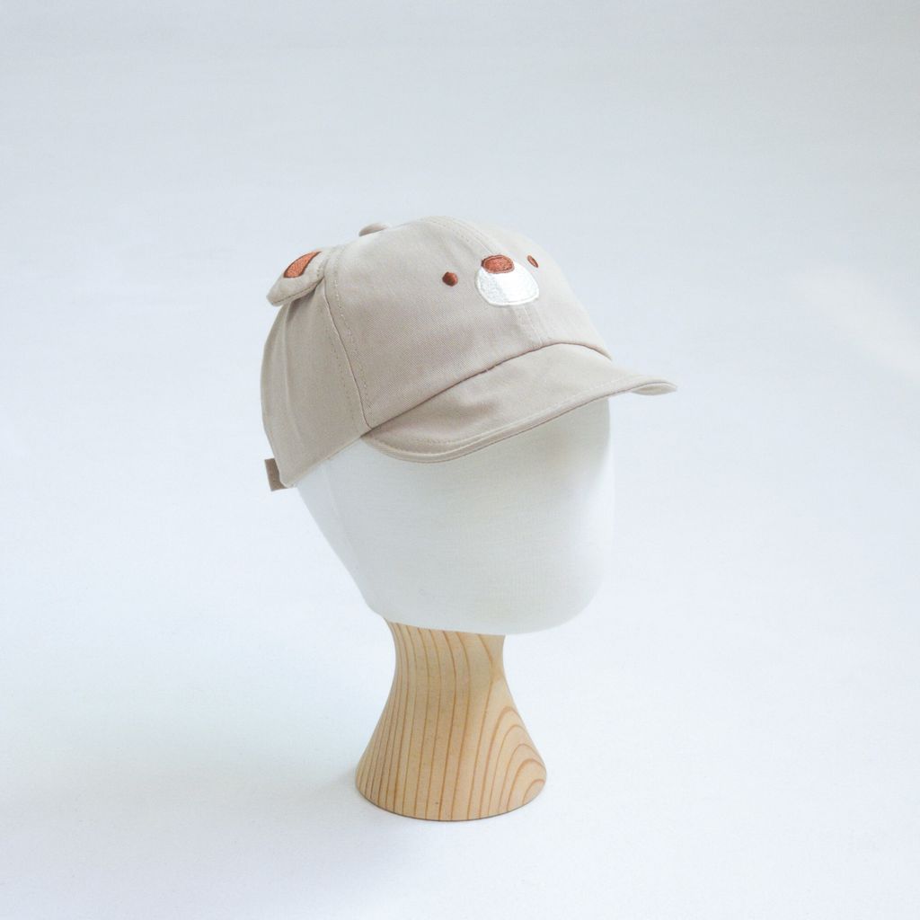 곰 귀 얌체모_진베이지