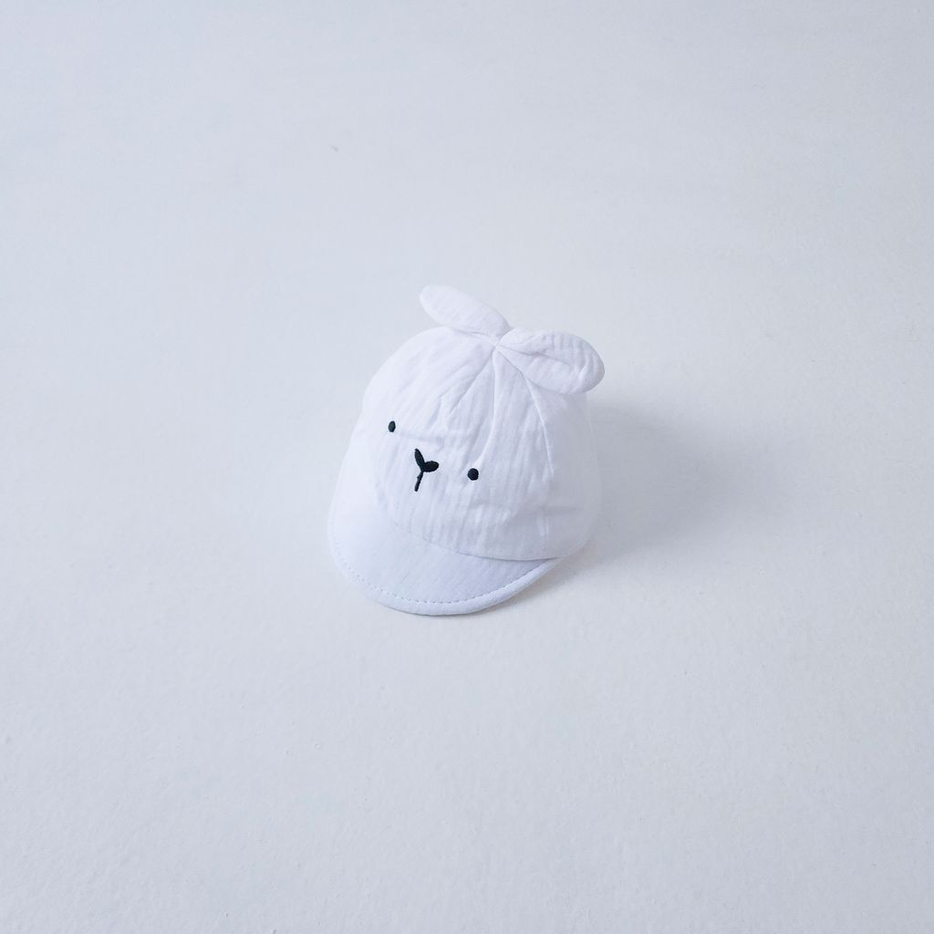 베이비 래빗 얌체모자_아이보리