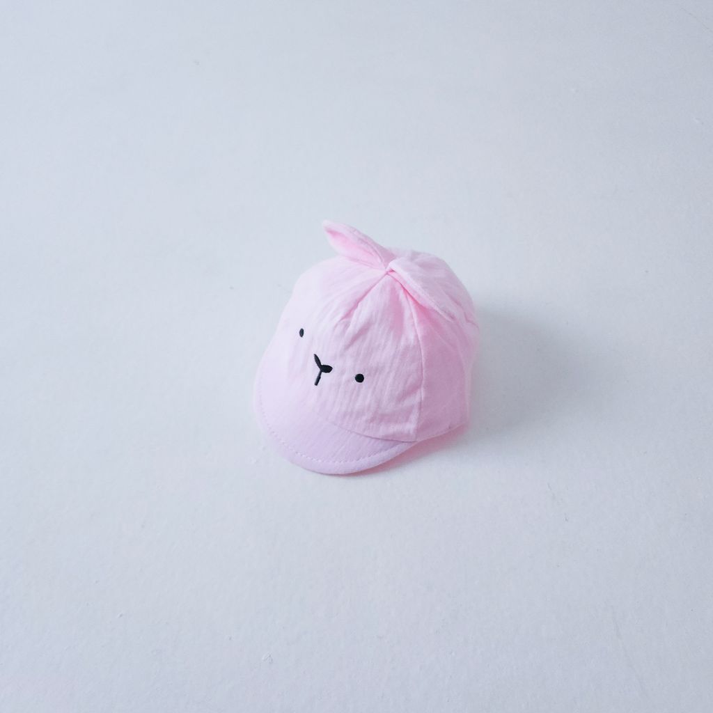 베이비 래빗 얌체모자_핑크