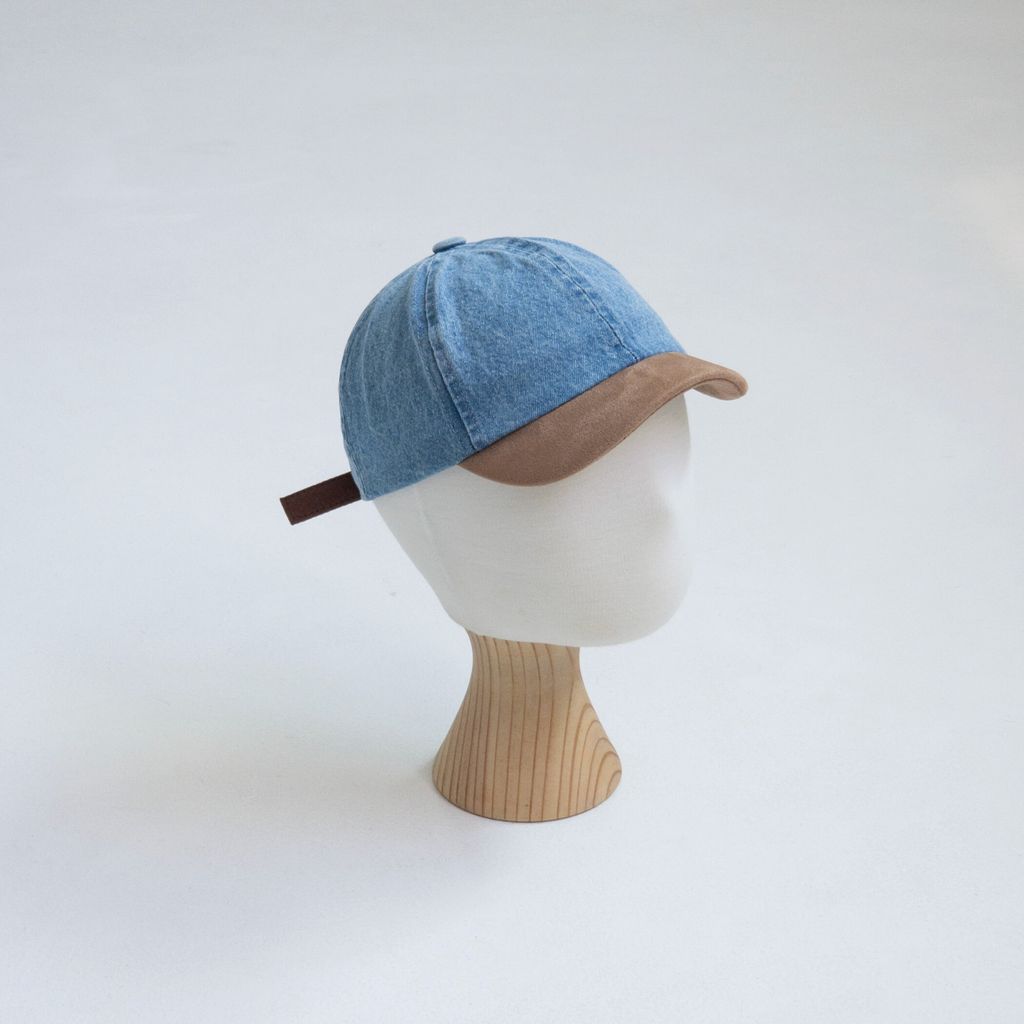 숏챙 청 볼캡_중청