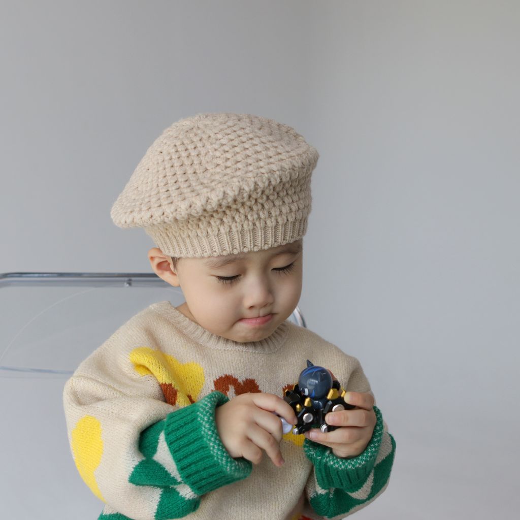 솔방울 베레모_모델컷1