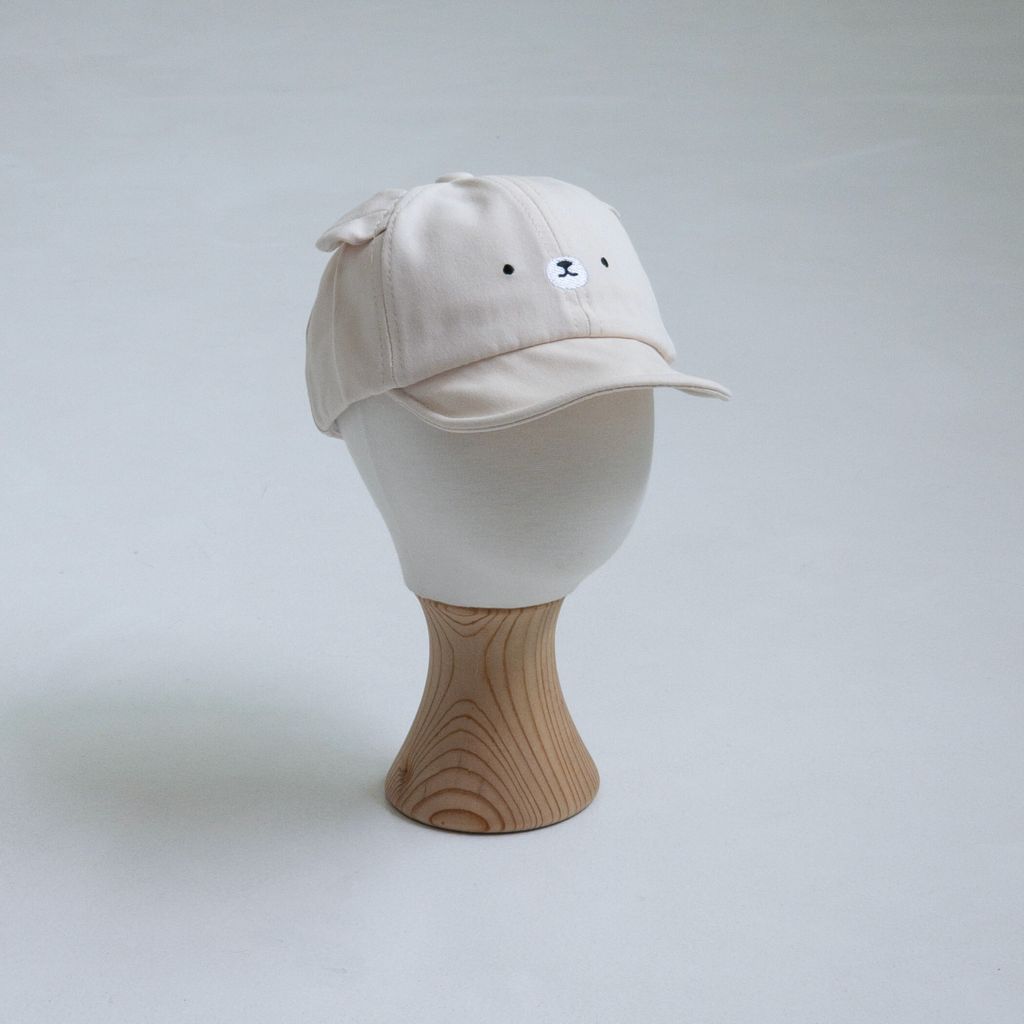 콩알 베어 얌체모_크림