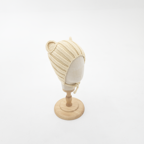 (할인) 곰 귀 보넷_베이지