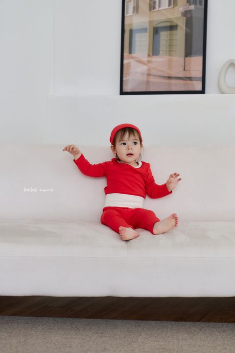 2_레인보우상하모자세트(3P)_모델컷1