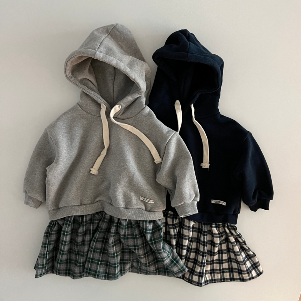 19 뽀송이 후드 원피스