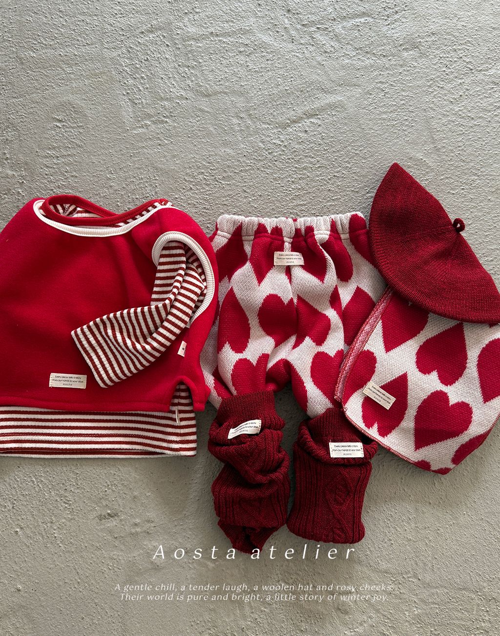 니트베레모 레드-18