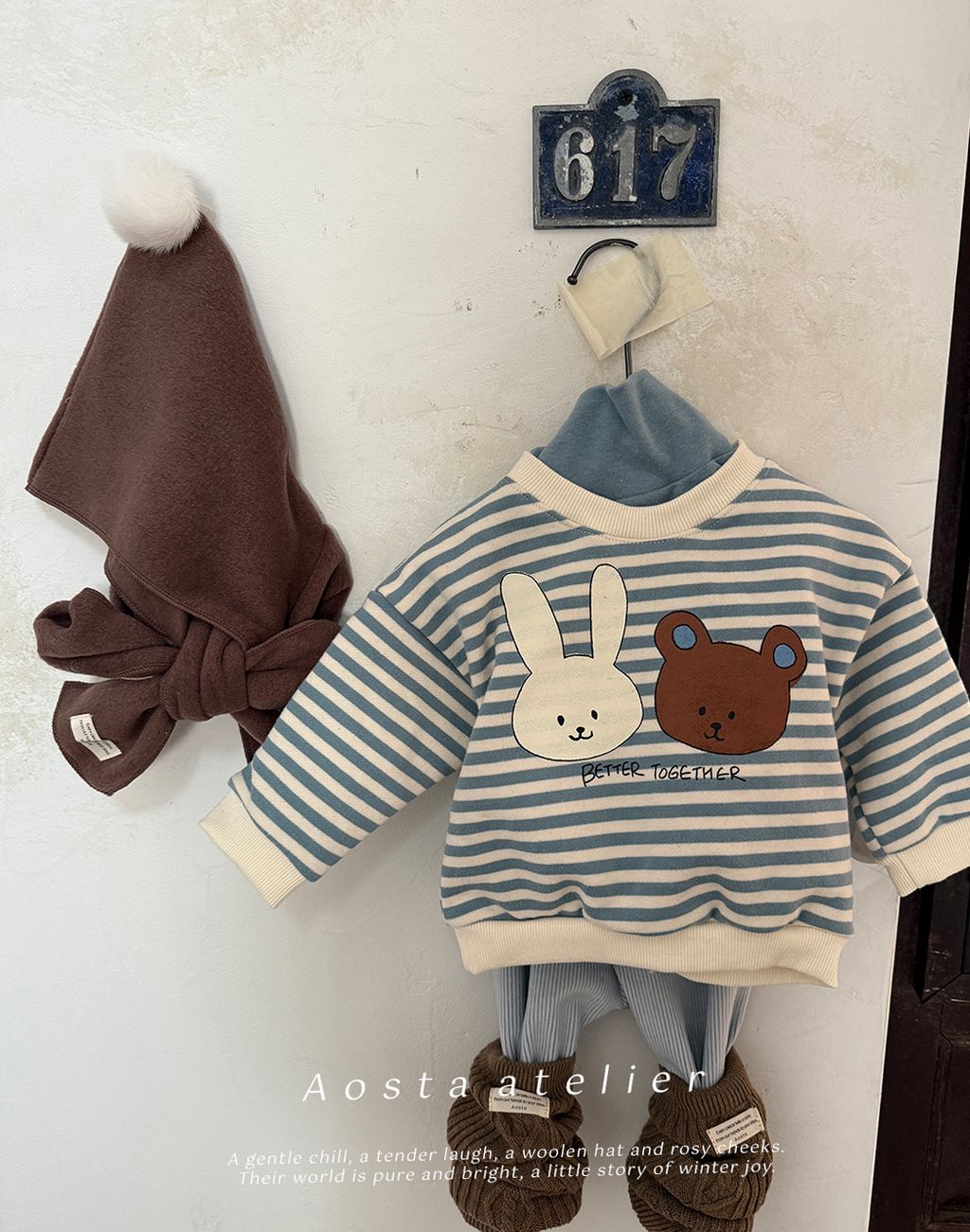 포근레깅스 블루-13