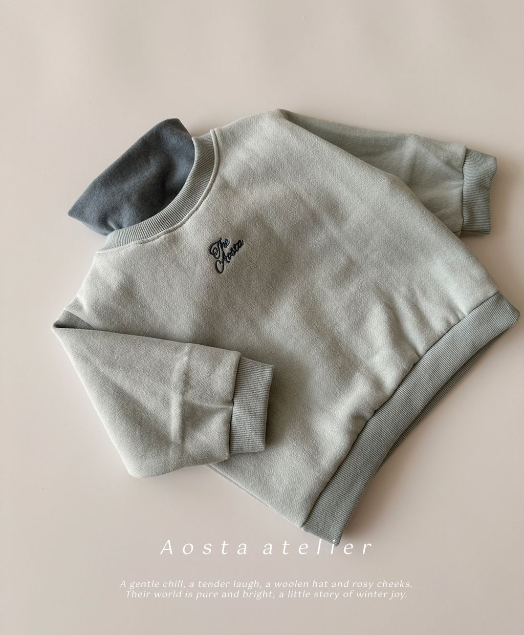 페이보릿맨투맨 블루-4