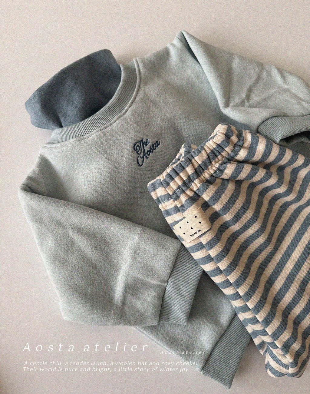 페이보릿맨투맨 블루-11