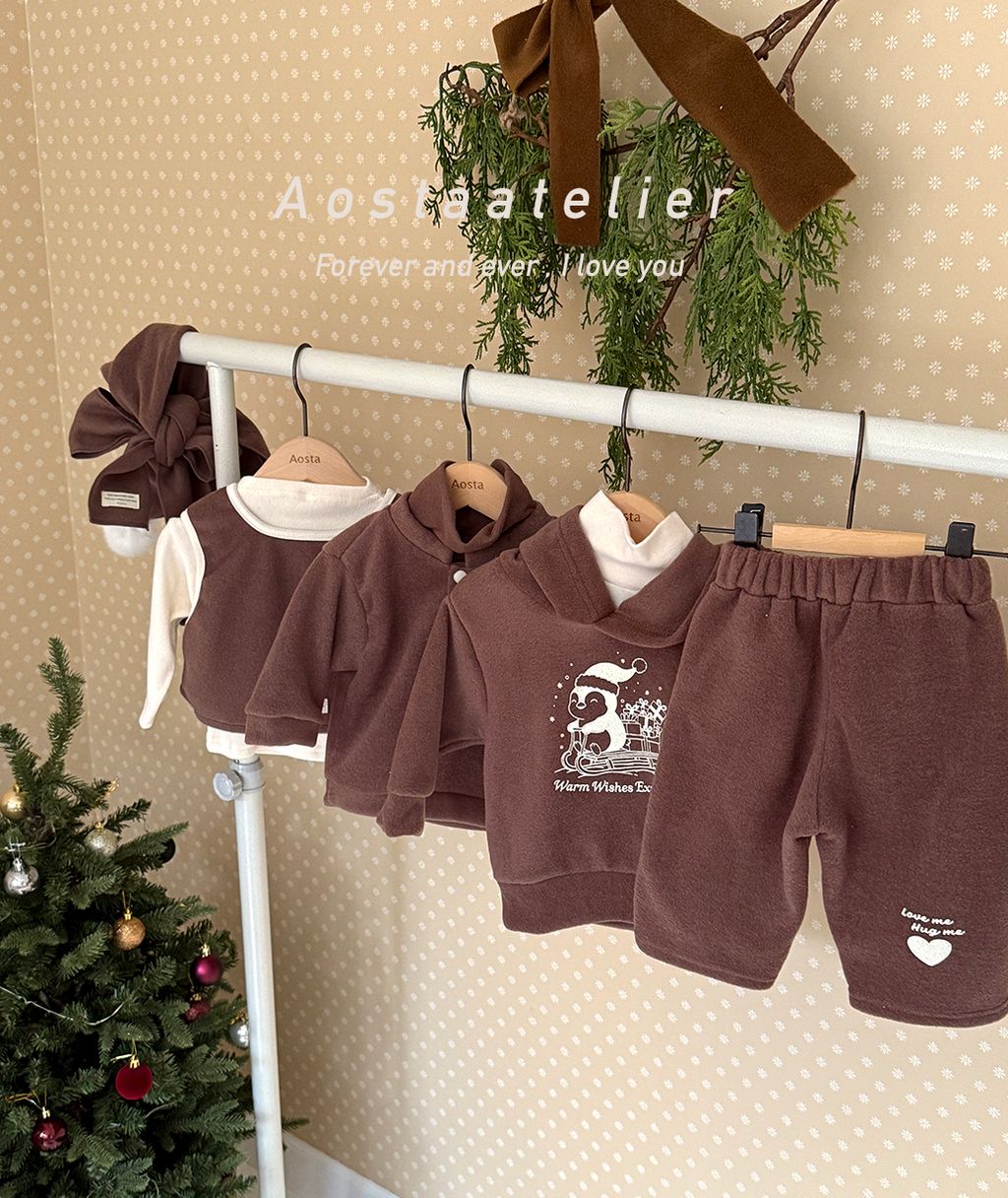 윈터꼬깔망토 브라운-9