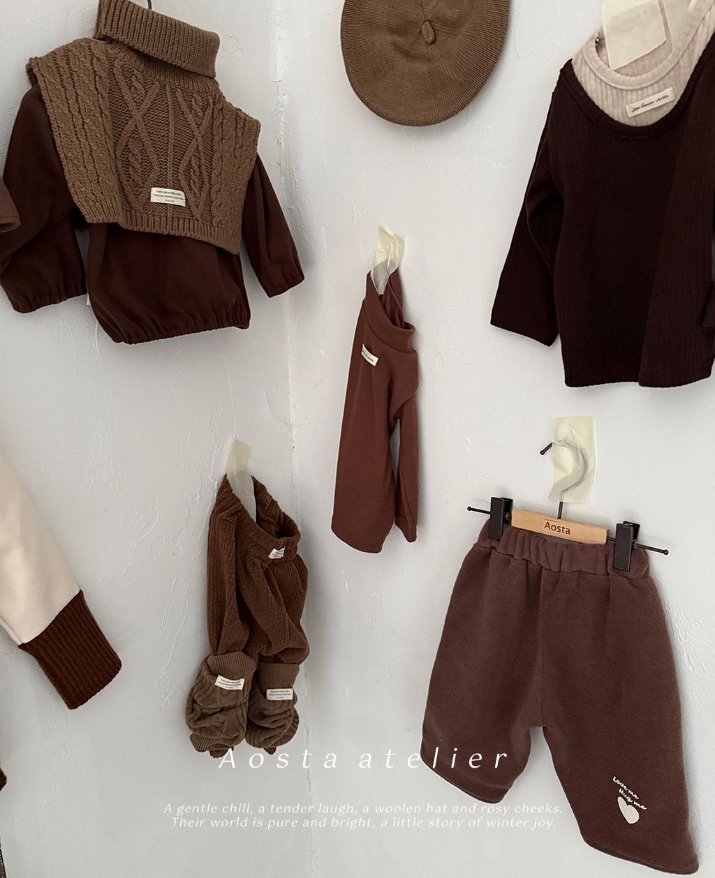 윈터바지 브라운-12