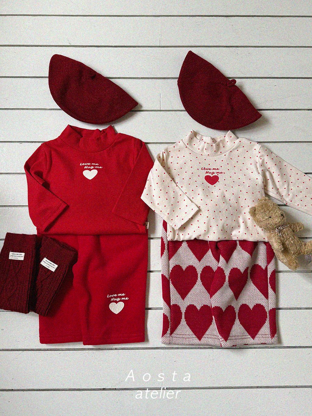 윈터바지 레드-4