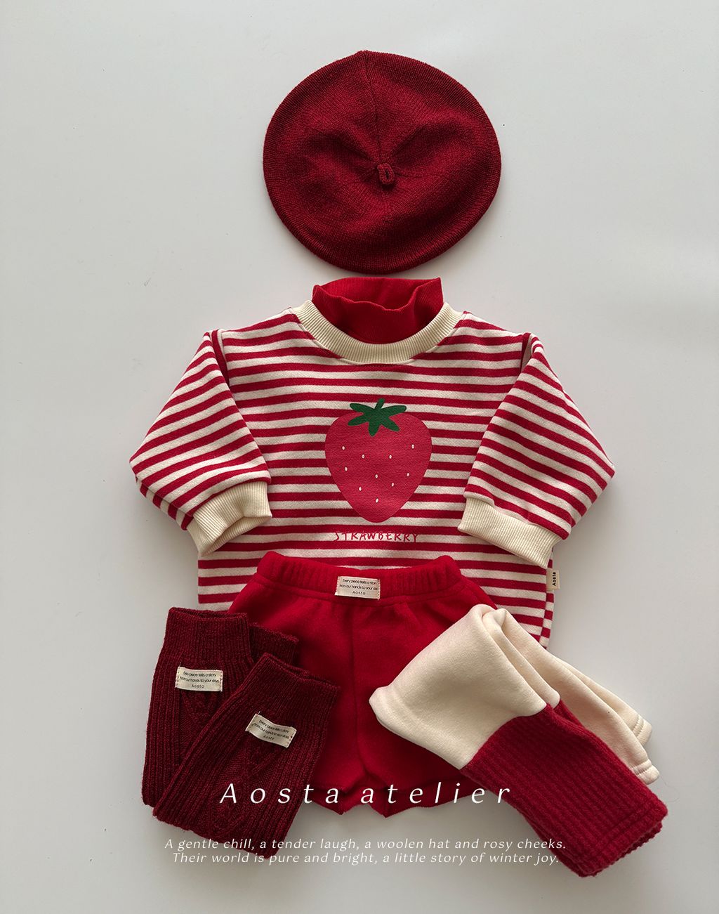 윈터반바지 레드-9