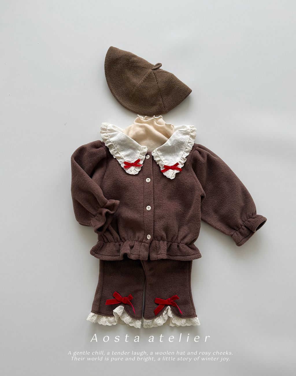 윈터블라우스 브라운-2