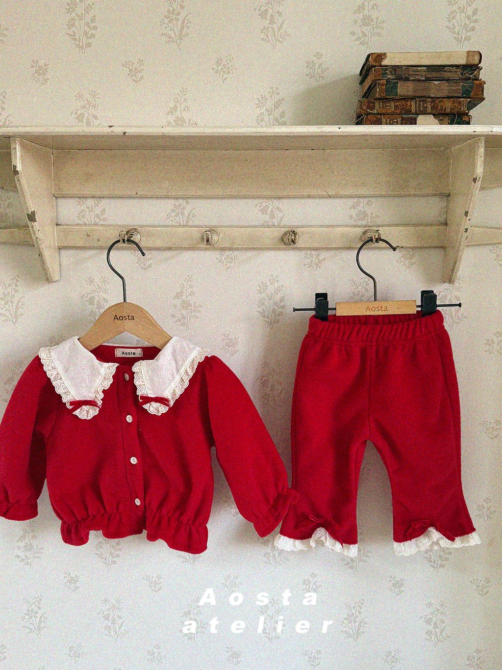 윈터블라우스 레드-3