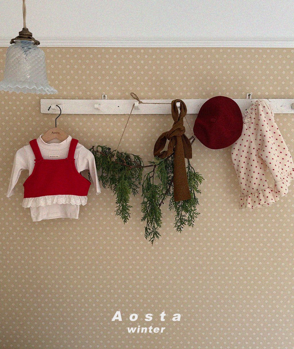 도트캔디바지 레드-6