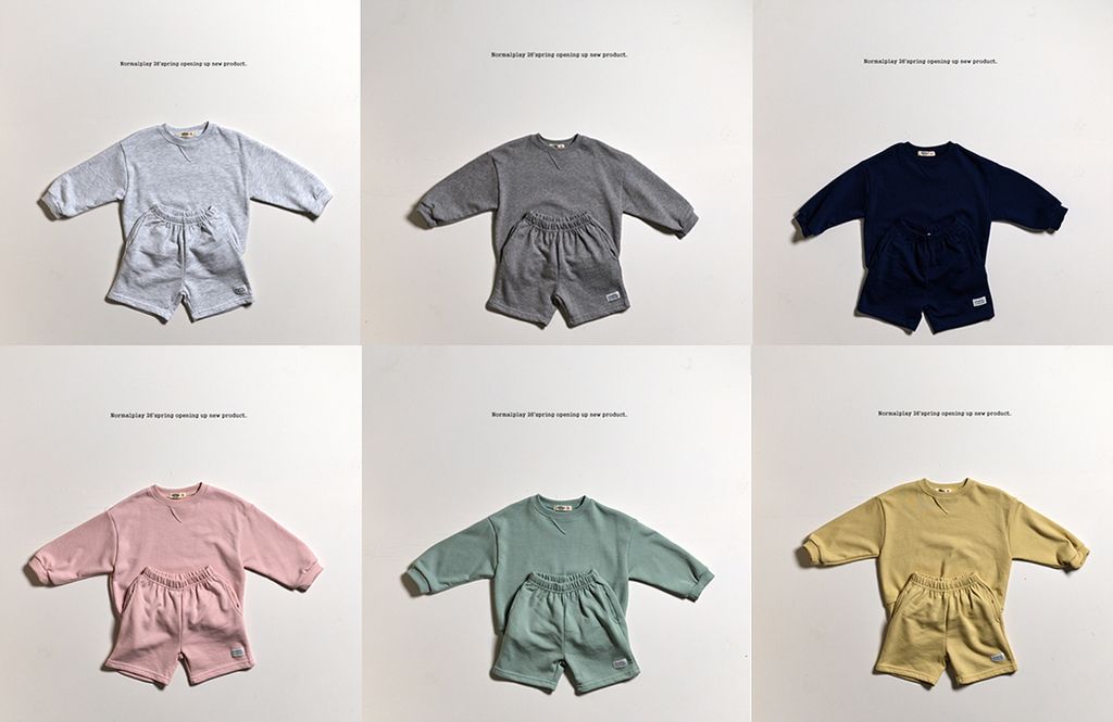 보들쭈리반바지세트