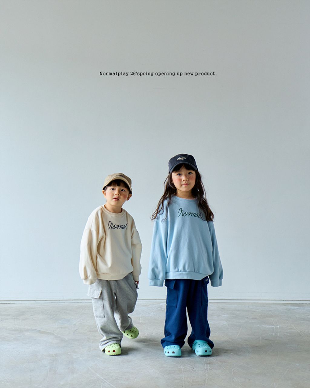 노멀봄카고바지 모델 (11)