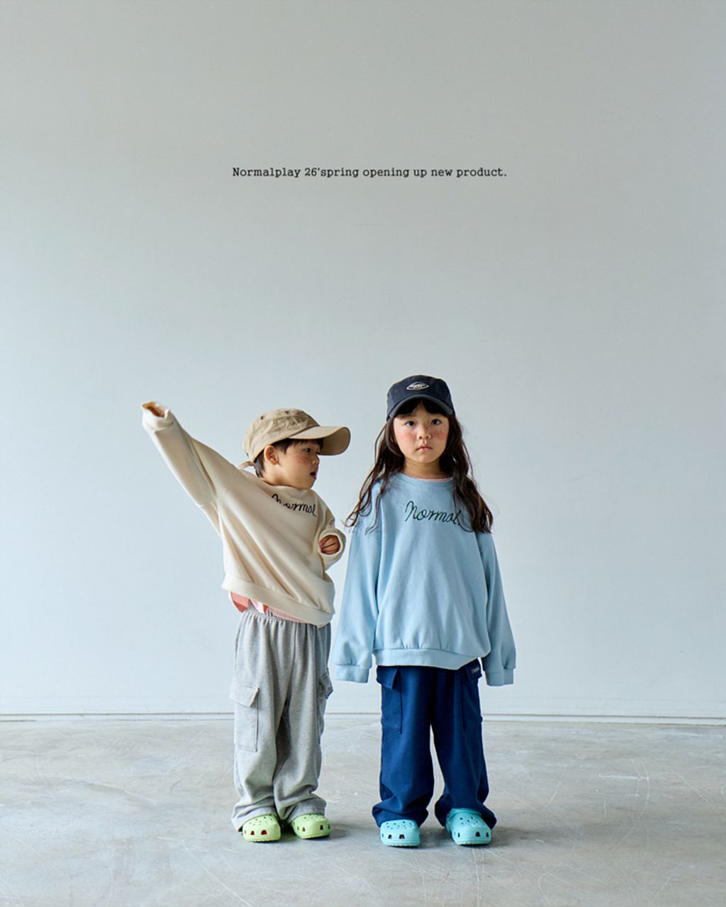 노멀봄카고바지 모델 (9)