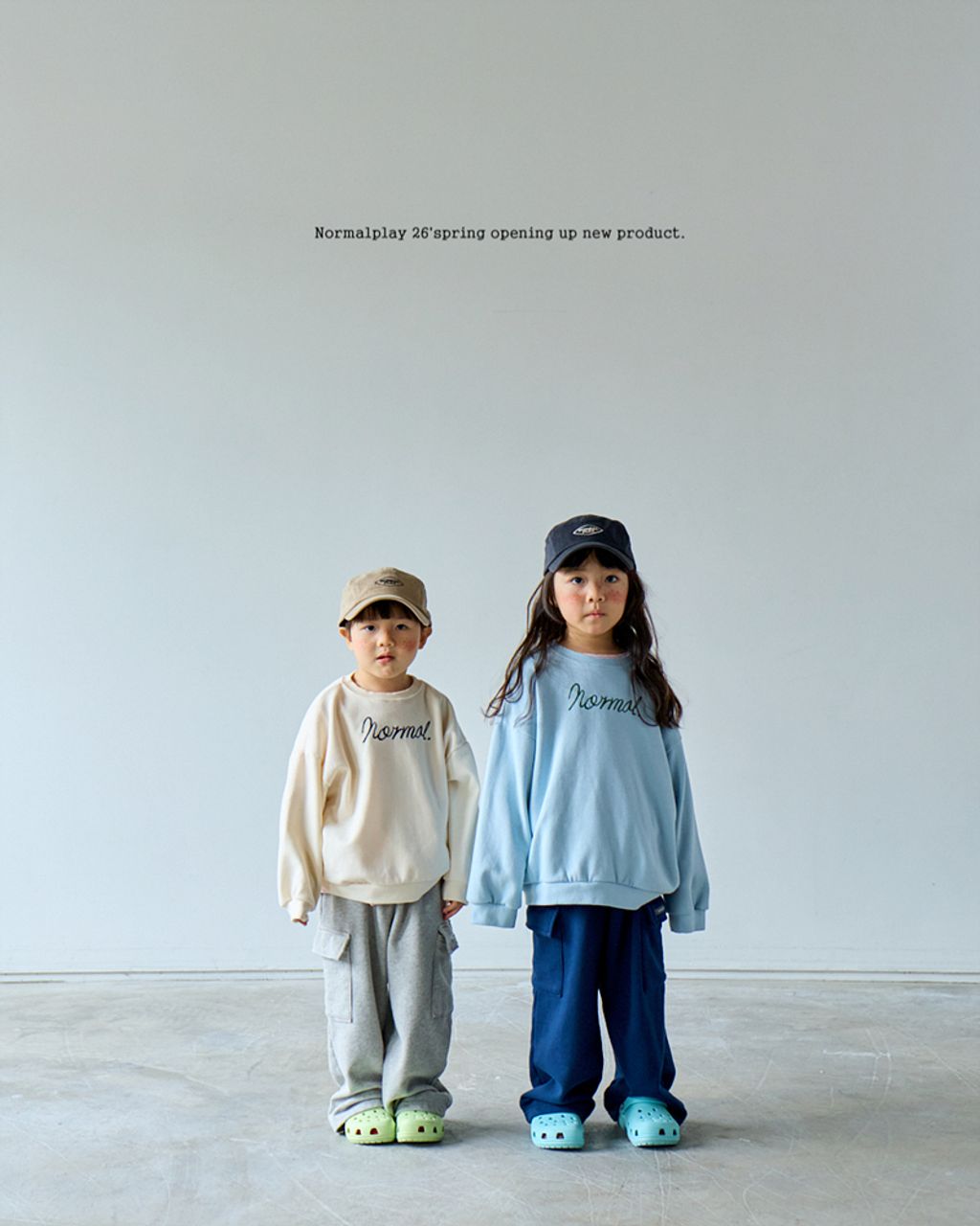 노멀봄카고바지 모델 (10)